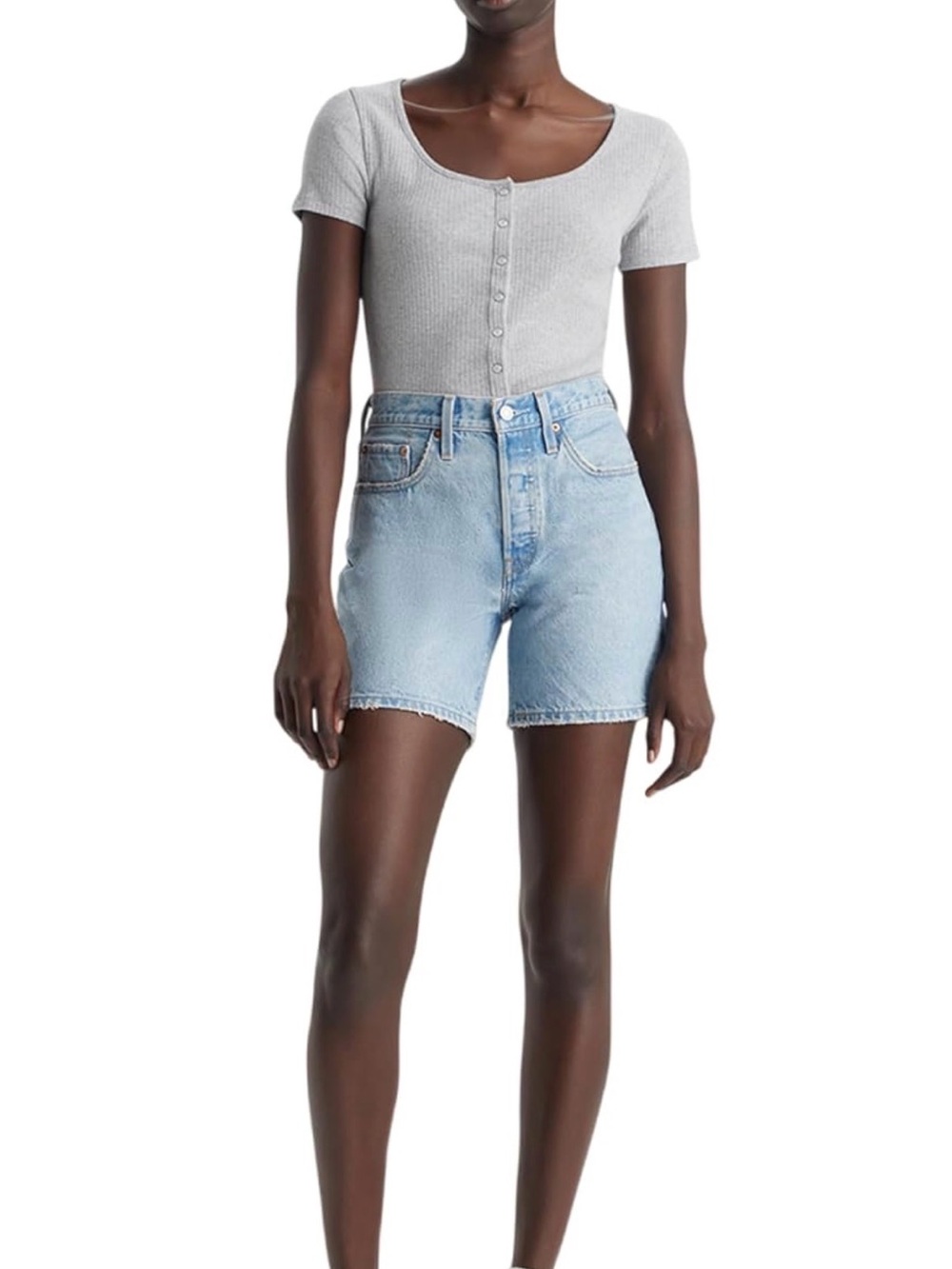 Levi's Women's 501 Mid Thigh Shorts